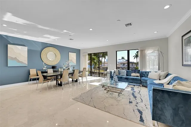 a view of a lake with a mountain view