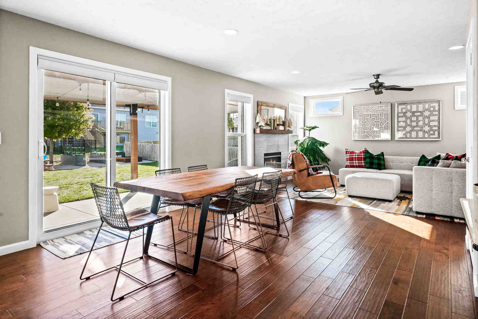 3615 Silverado Trail Normal, IL 61761 - Photo 12 of 37 a living room with furniture a table and wooden floor