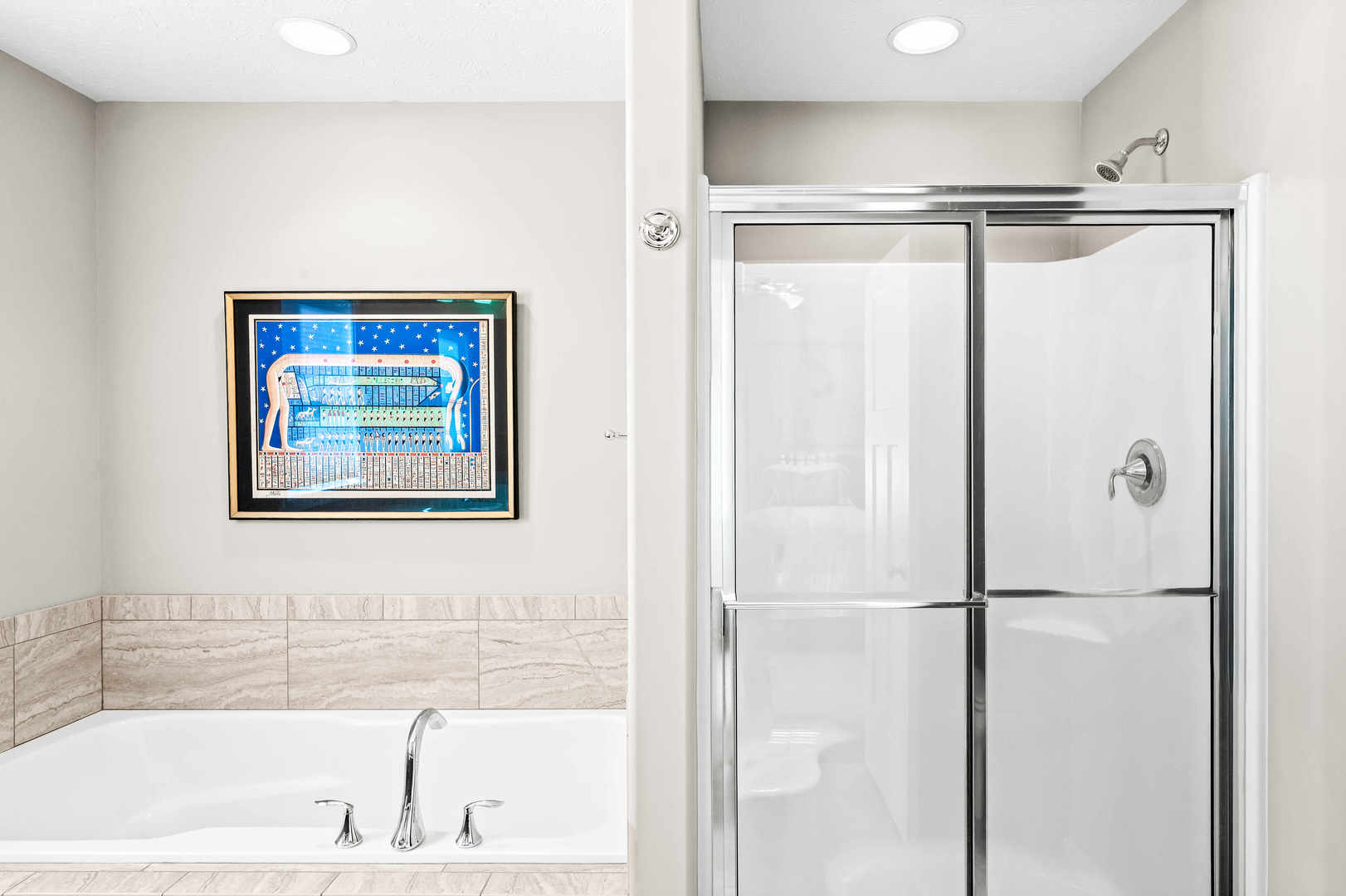 3615 Silverado Trail Normal, IL 61761 - Photo 22 of 37 a bathroom with a shower and a bath tub