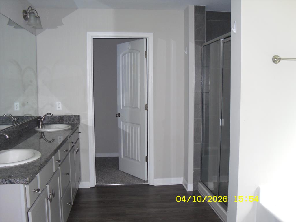 1325 Hawkins Road Woodland, GA 31836 - Photo 16 of 22 a bathroom with a sink and a mirror