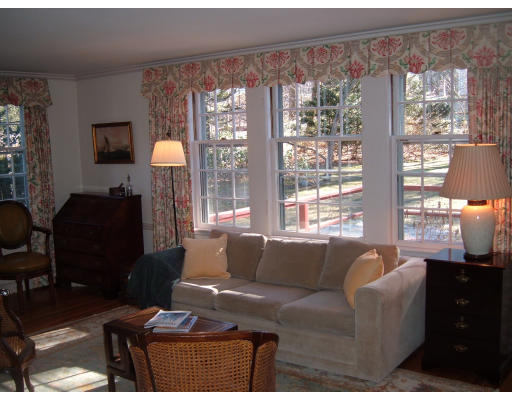 7 Radcliffe Road Wellesley, MA 02482 - Photo 11 of 11 a living room with furniture and a floor to ceiling window