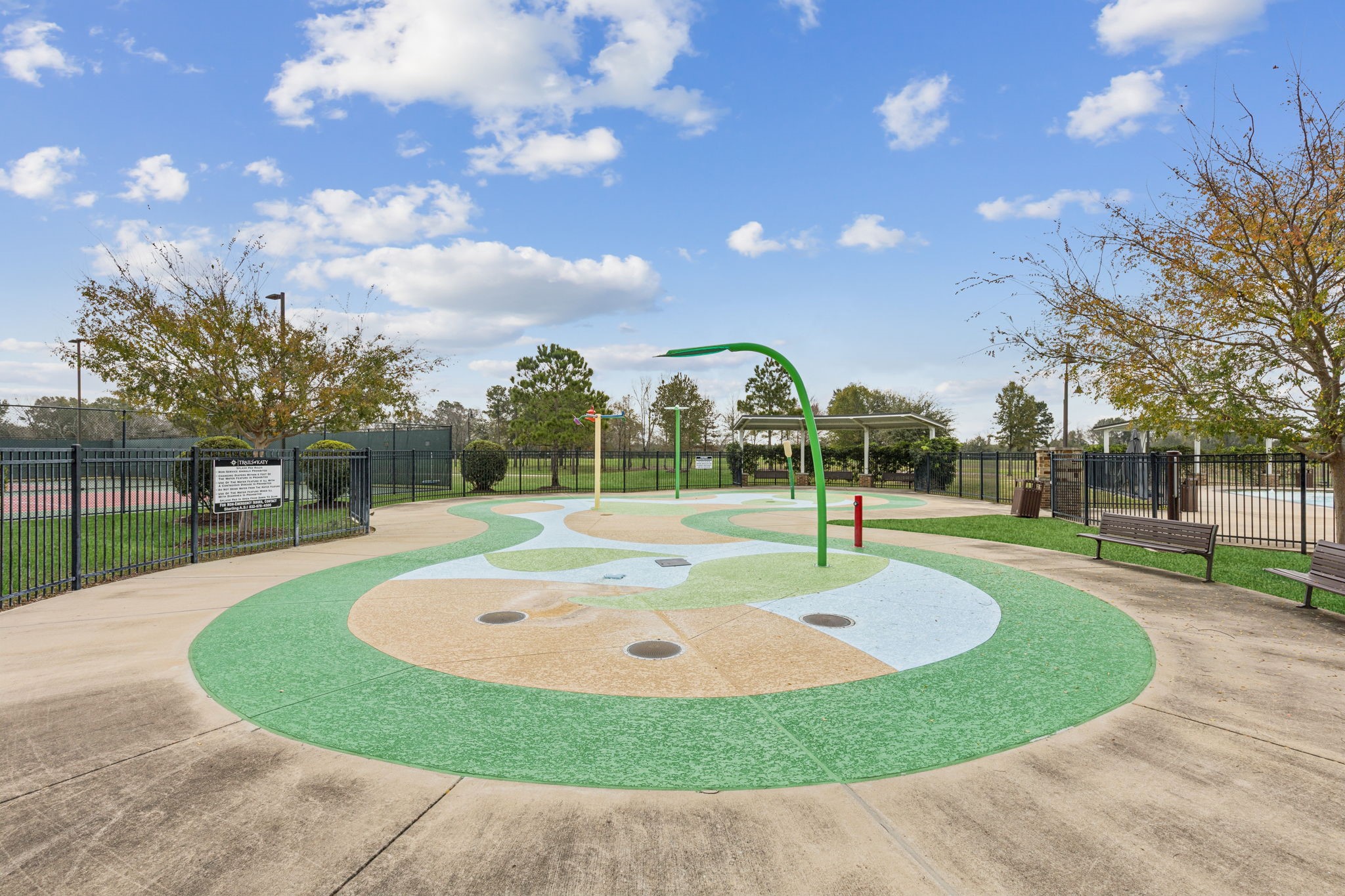 1118 Fragile Sail Court Katy, TX 77494 - Photo 30 of 35 Trails of Katy offers a vibrant community splash pad and shaded play area, creating a fun outdoor destination just steps from home. A standout amenity that enhances everyday living while complementing the neighborhood’s walkable, park-filled design.