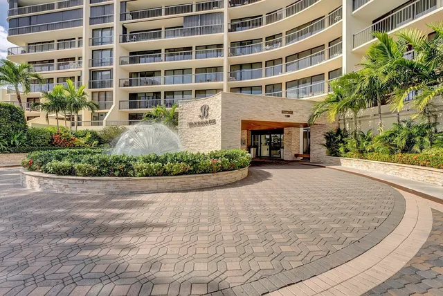 a front view of a building