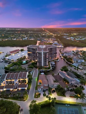 a view of city and ocean