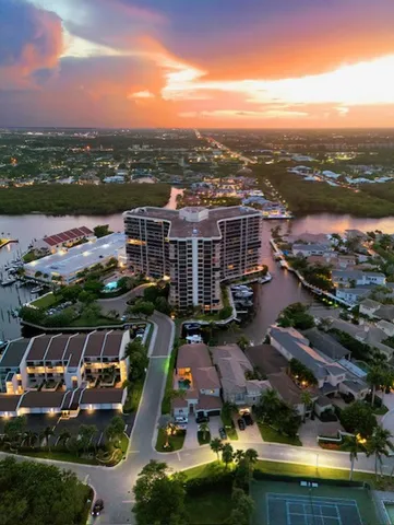 a view of city and lake