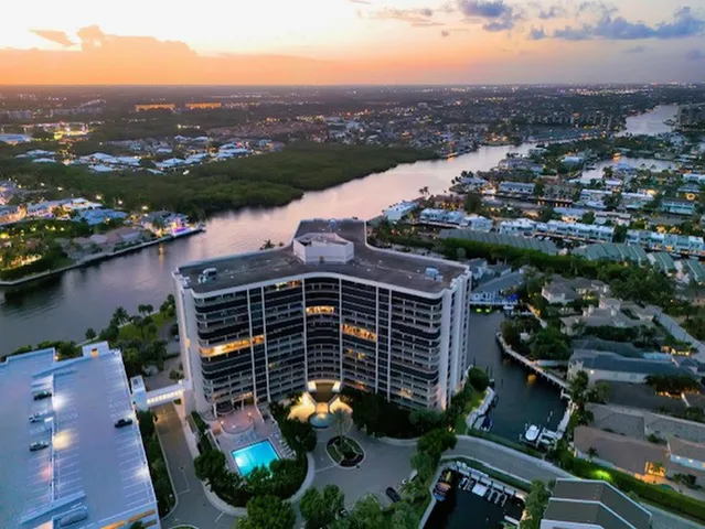 a view of a building with garden
