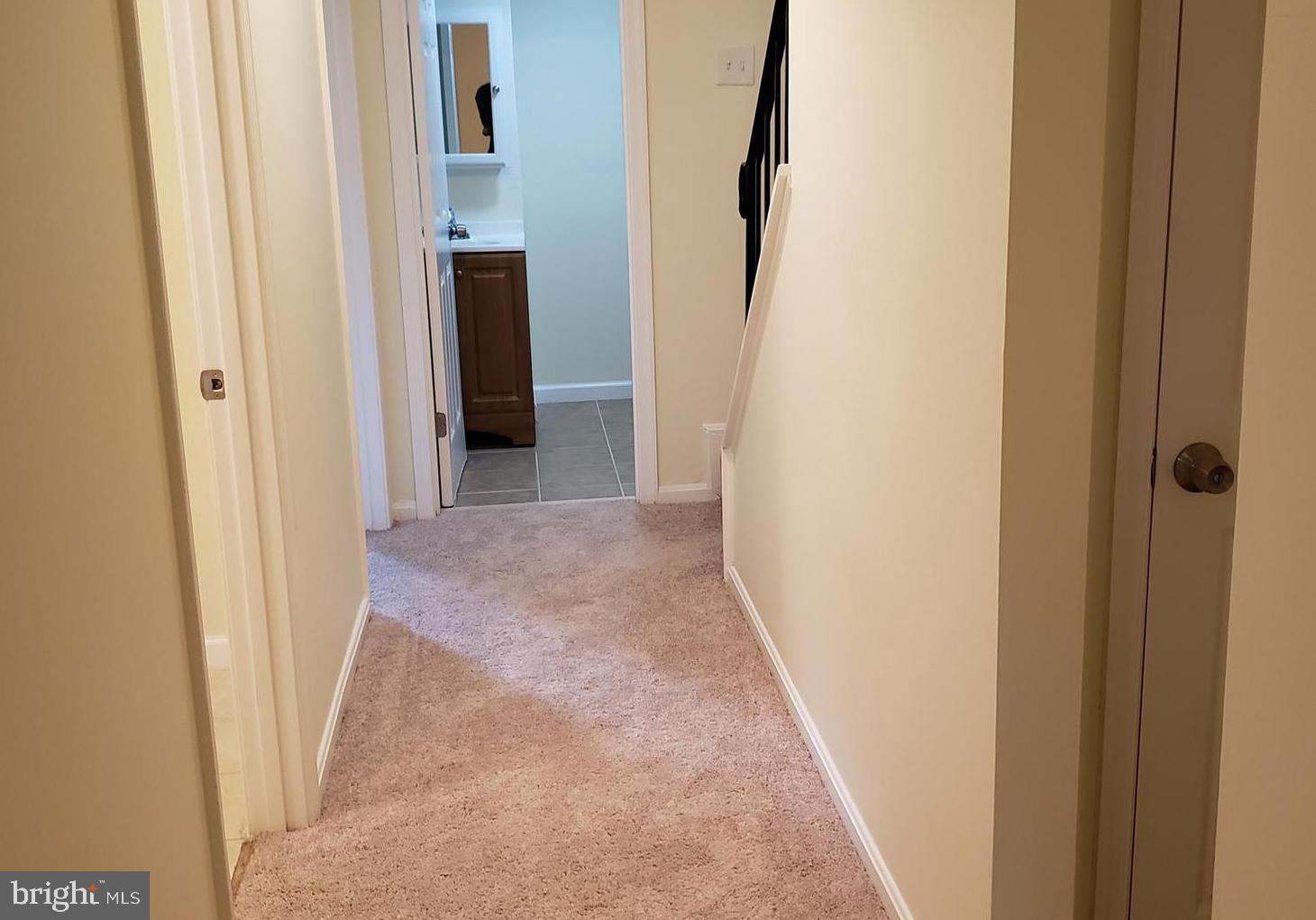 3812 Tremayne Terrace, Unit 22 Silver Spring, MD 20906 - Photo 18 of 28 Lower Level Hallway Overlooking Bathroom 4