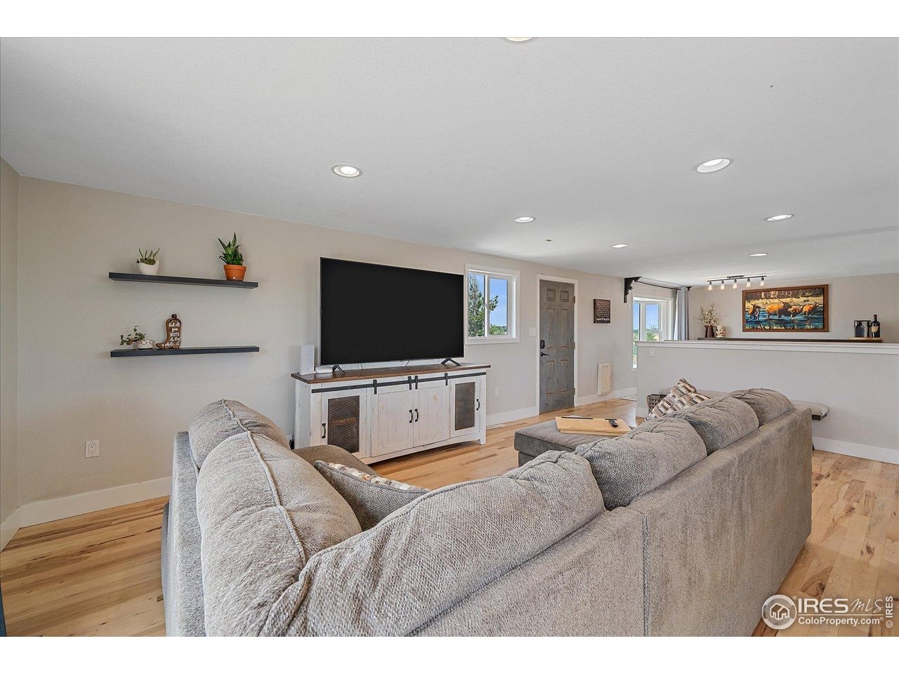 11724 Kenosha Road Longmont, CO 80504 - Photo 16 of 49 Family room with front door