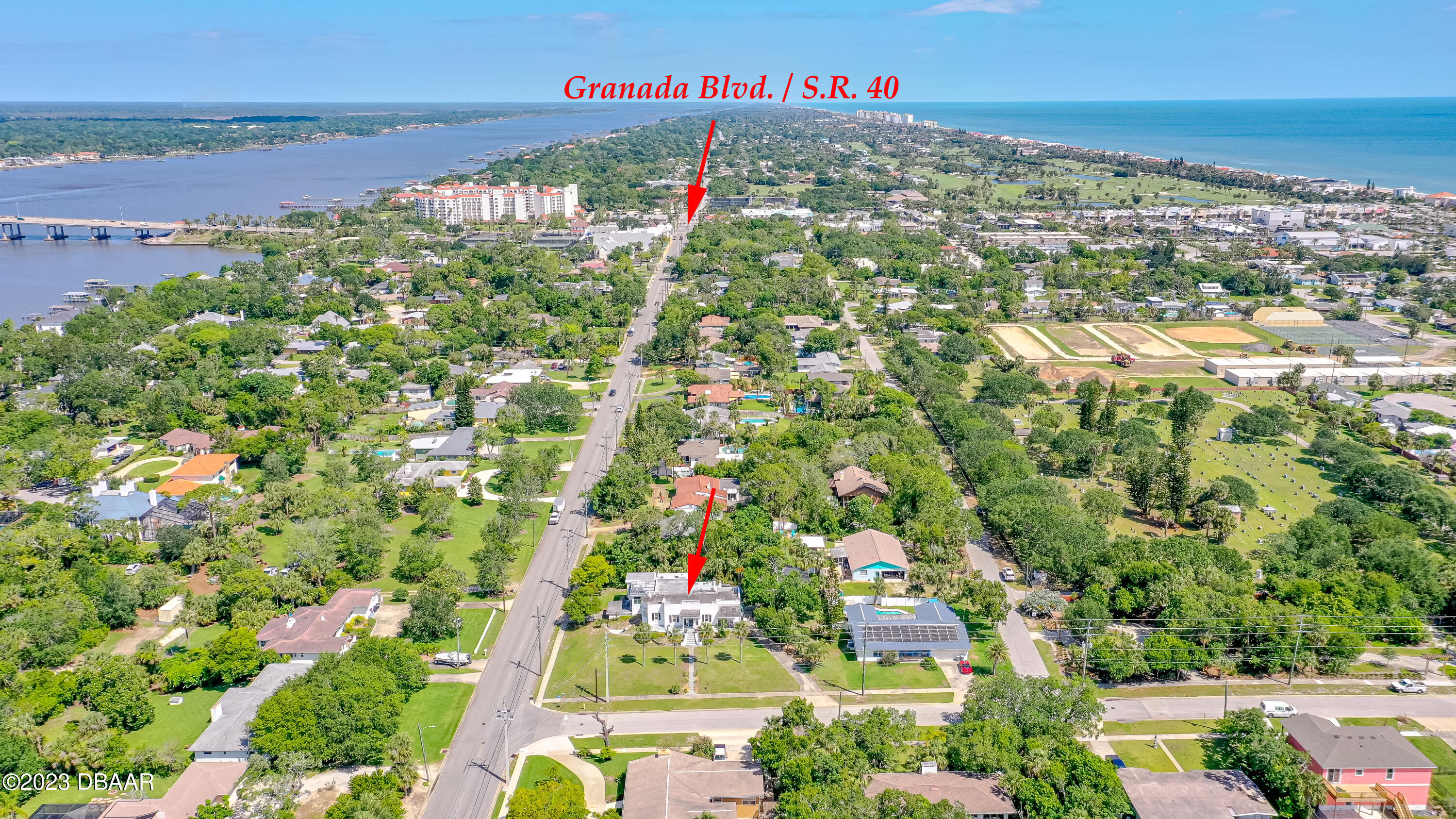 75 Seminole Avenue Ormond Beach, FL 32176 - Photo 57 of 59 a view of city and ocean