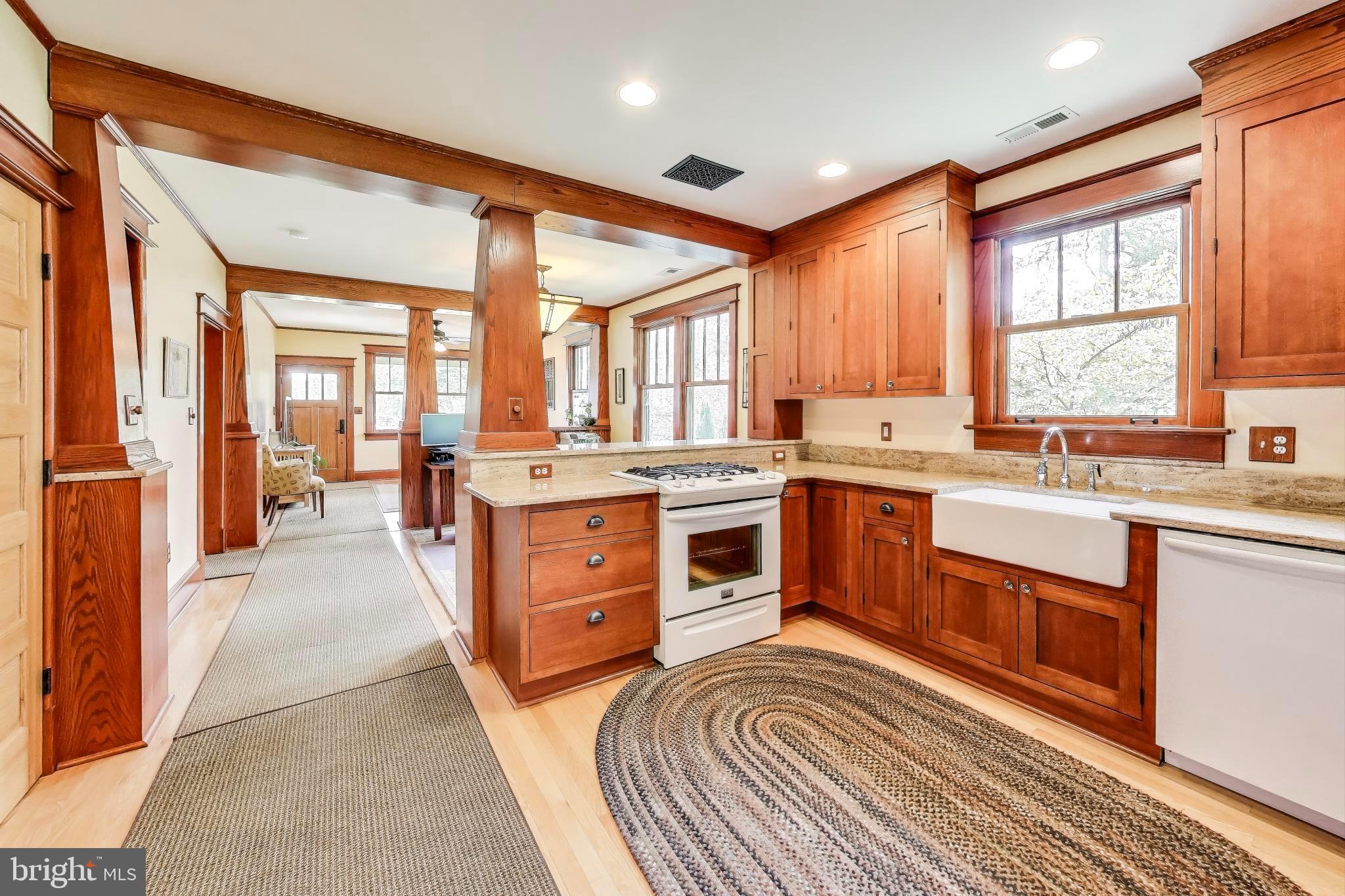 2400 Valley Way Cheverly, MD 20785 - Photo 15 of 42 Warm, inviting kitchen with rich wood accents.