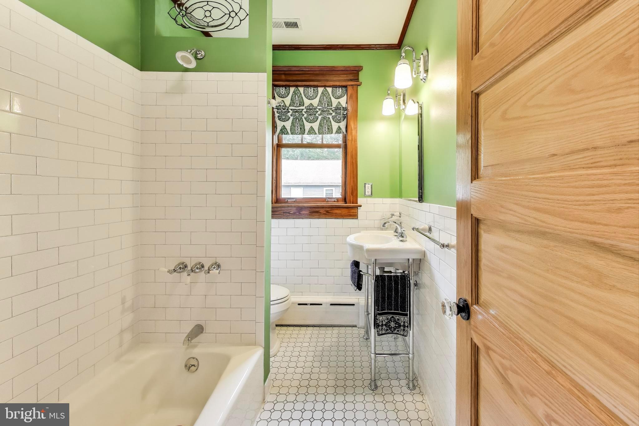 2400 Valley Way Cheverly, MD 20785 - Photo 22 of 42 Updated bathroom with vintage flair.