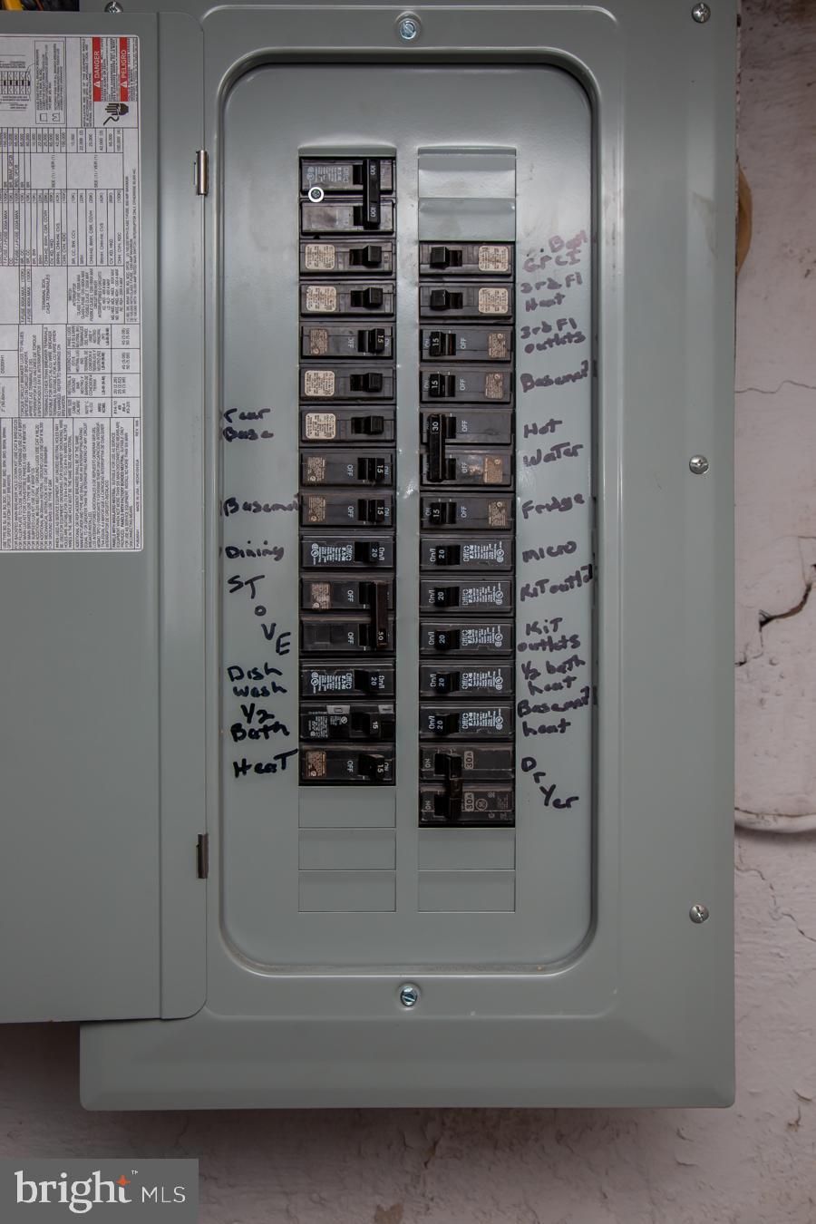 217 New Street Spring City, PA 19475 - Photo 43 of 45 Electrical Panel