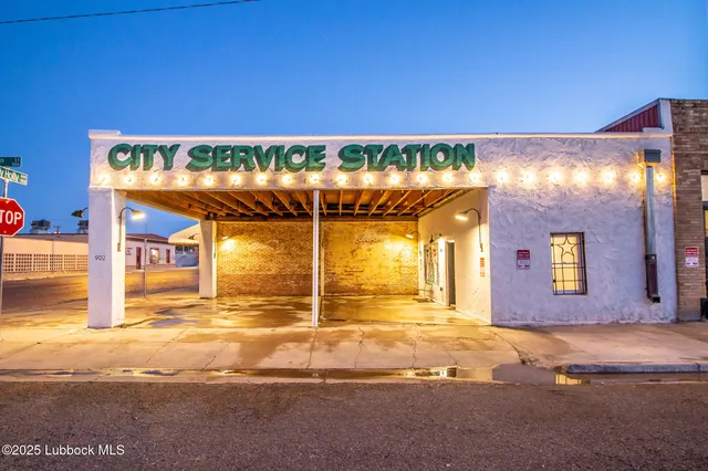 a view of a building with a street