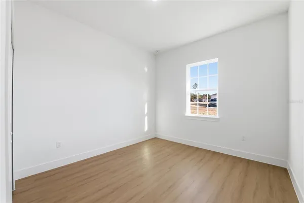 a view of small space with racks on the wall