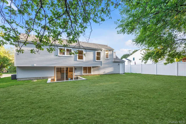 a house view with a garden space