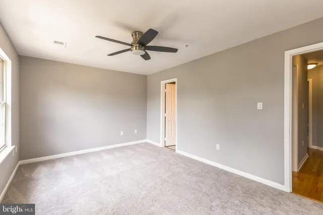 a view of an empty room