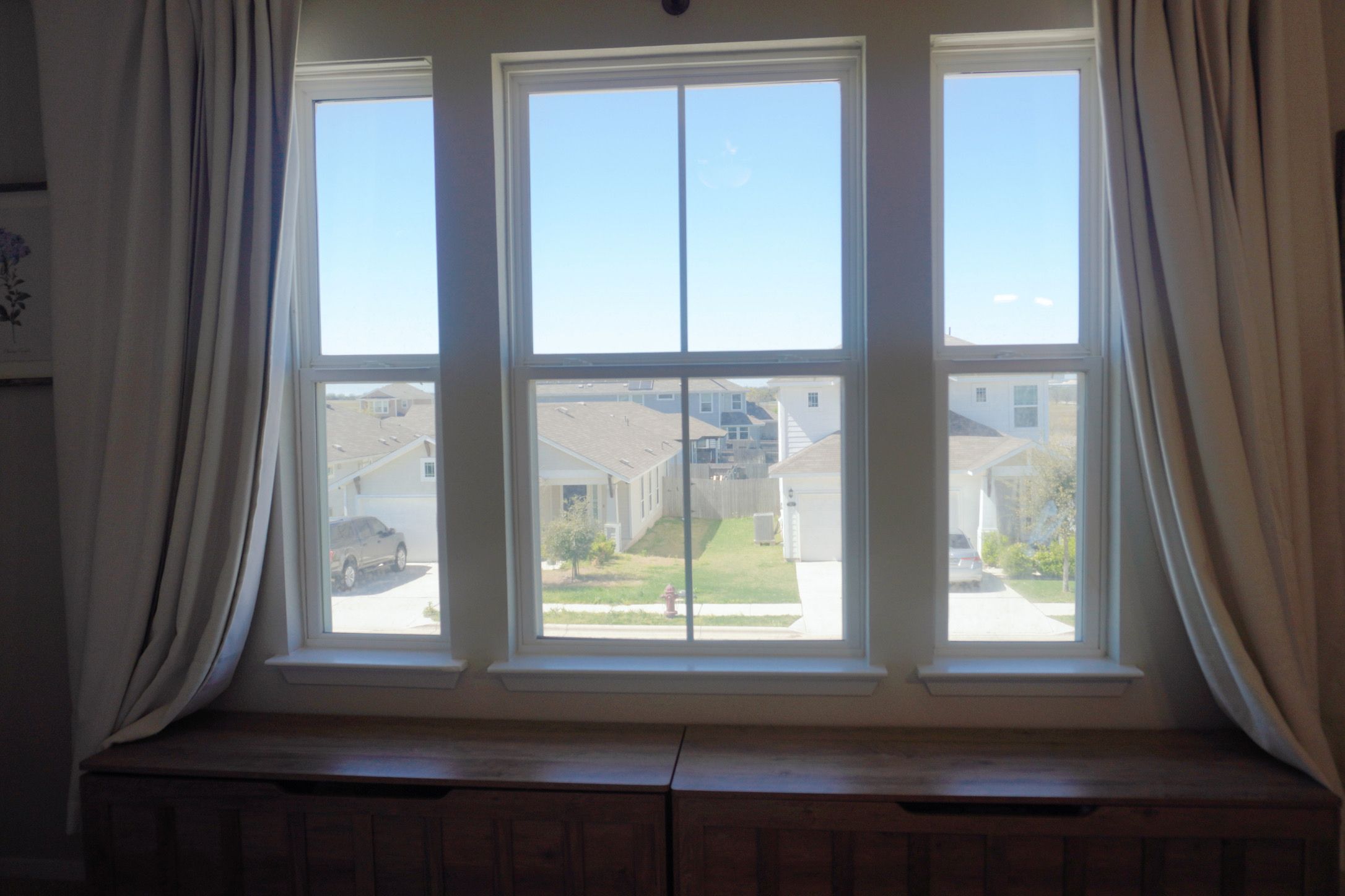153 Blue Agate Court Jarrell, TX 76537 - Photo 16 of 20 a view of a window in an empty room