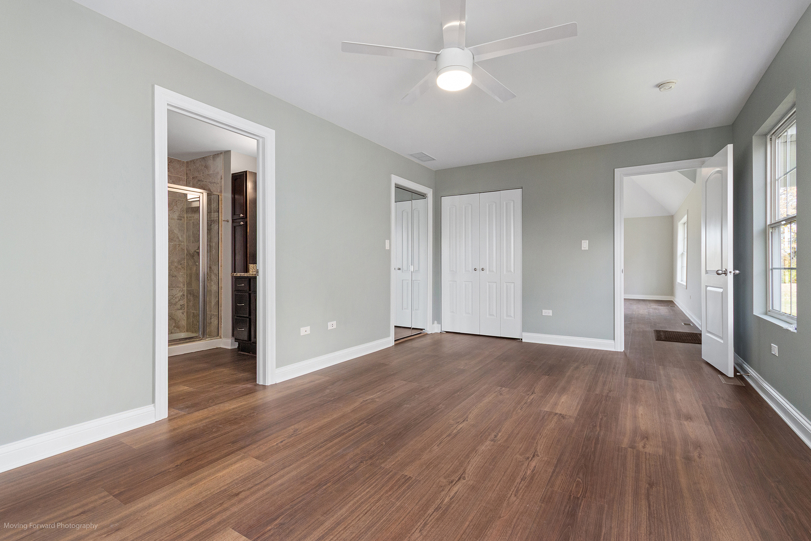 280 Sunset Boulevard Beecher, IL 60401 - Photo 15 of 48 an empty room with wooden floor and windows