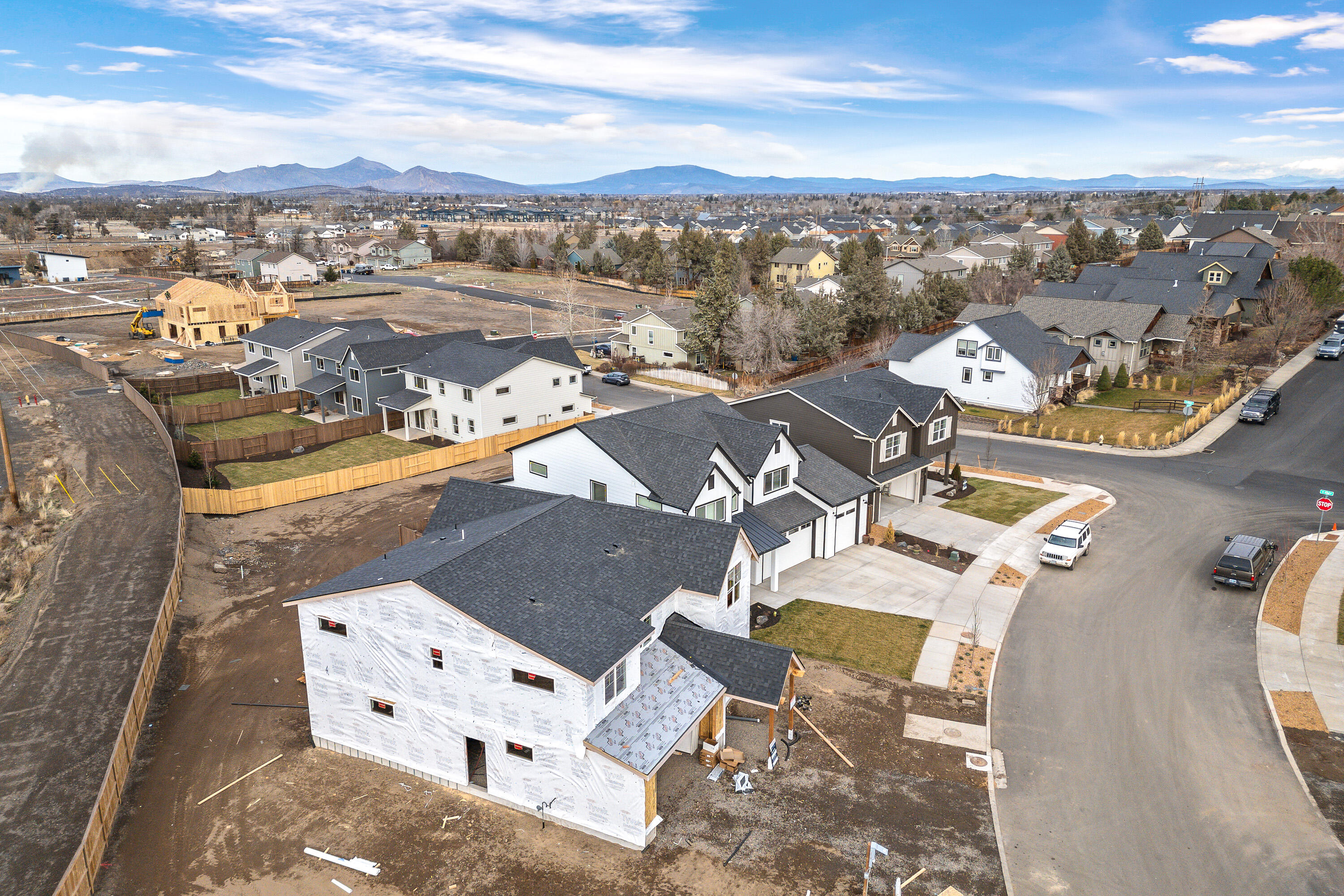 4383 Southwest Rhyolite Place, Unit 22 Redmond, OR 97756 - Photo 38 of 44 an aerial view of residential houses with outdoor space