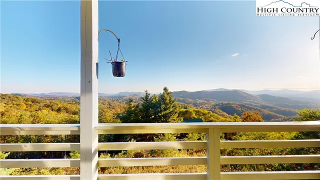 a view of city from balcony