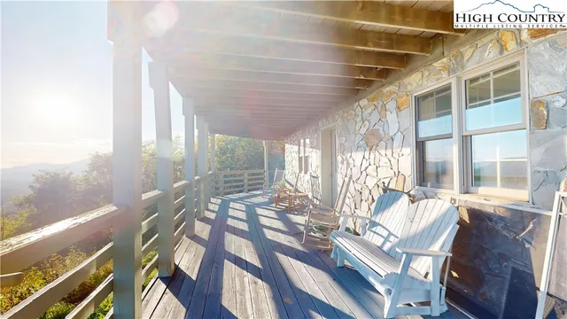 a view of an outdoor space with seating area