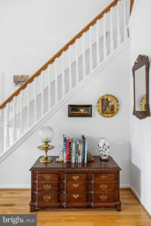 a view of staircase with lots of stuff