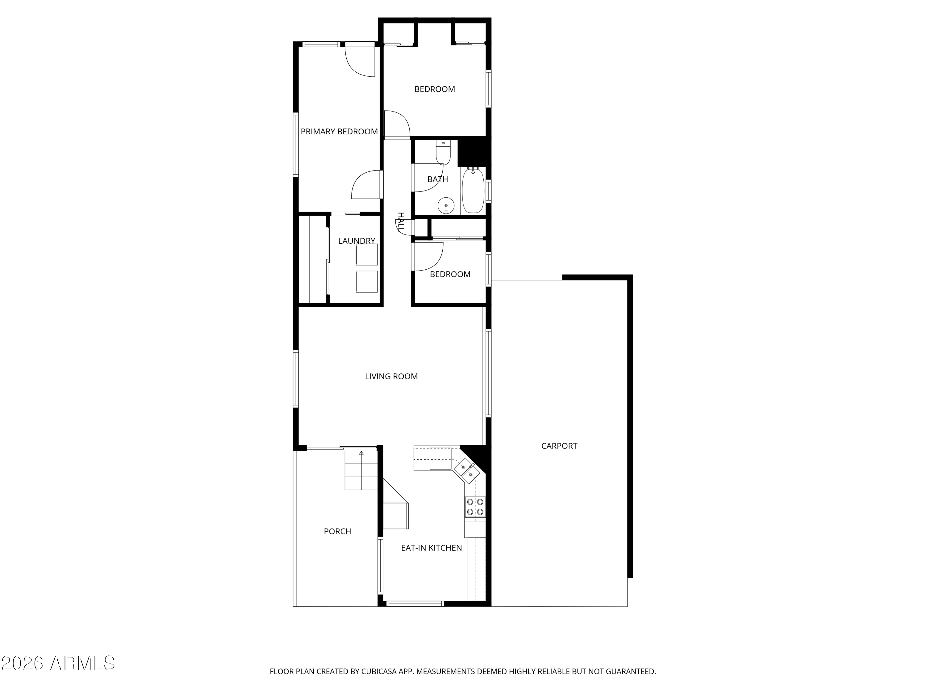 2460 East Main Street, Unit D2 Mesa, AZ 85213 - Photo 27 of 27 a picture of a floor plan