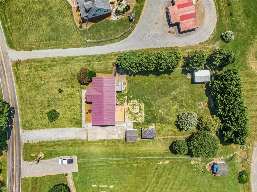 1540 Pinnacle Hotel Road Pinnacle, NC 27043 - Photo 44 of 45 Drone image over home