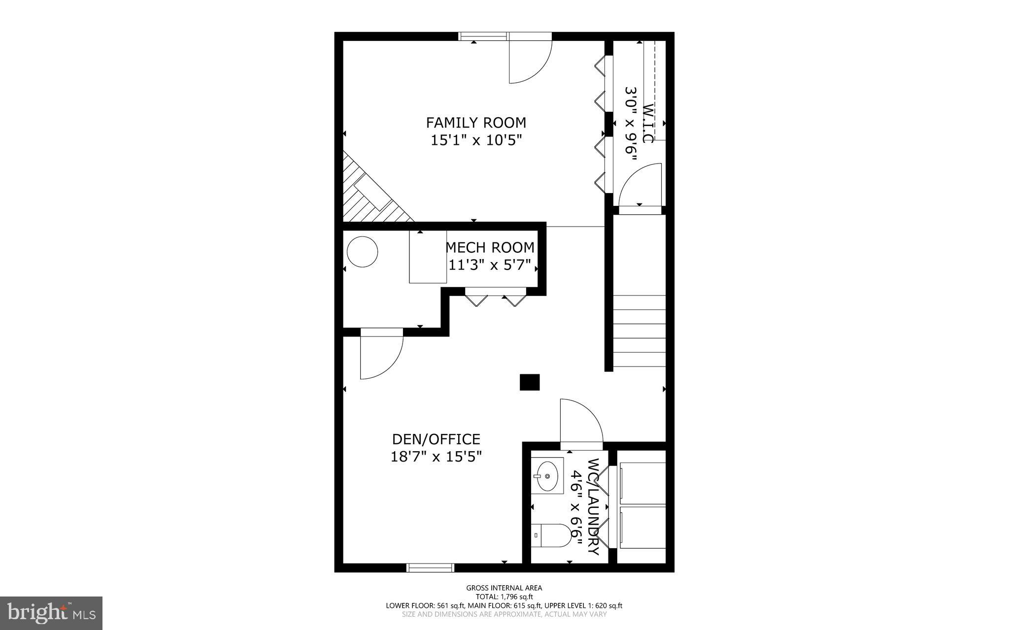 8037 Waterview Court Frederick, MD 21701 - Photo 30 of 33 Lower level fllor plan