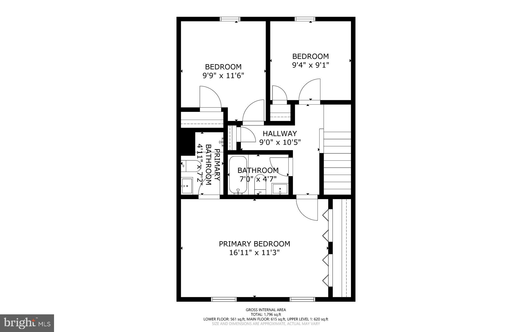 8037 Waterview Court Frederick, MD 21701 - Photo 33 of 33 Upper level floor plan
