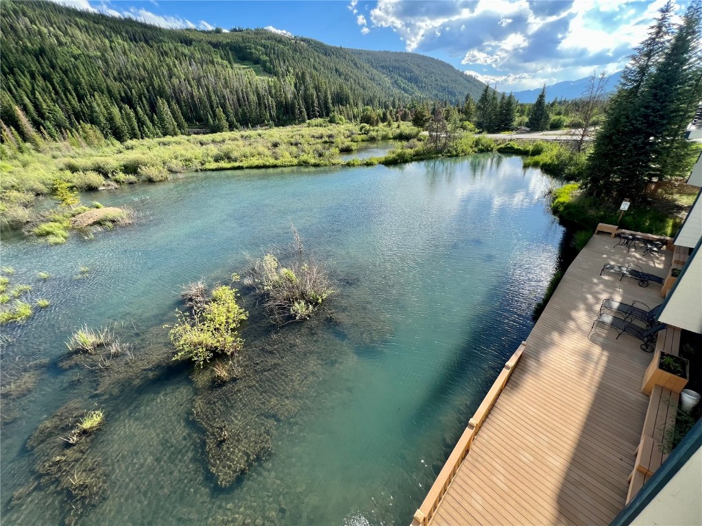 24 River Run Road, Unit 2911 Keystone, CO 80435 - Photo 19 of 24 a view of a lake with a mountain