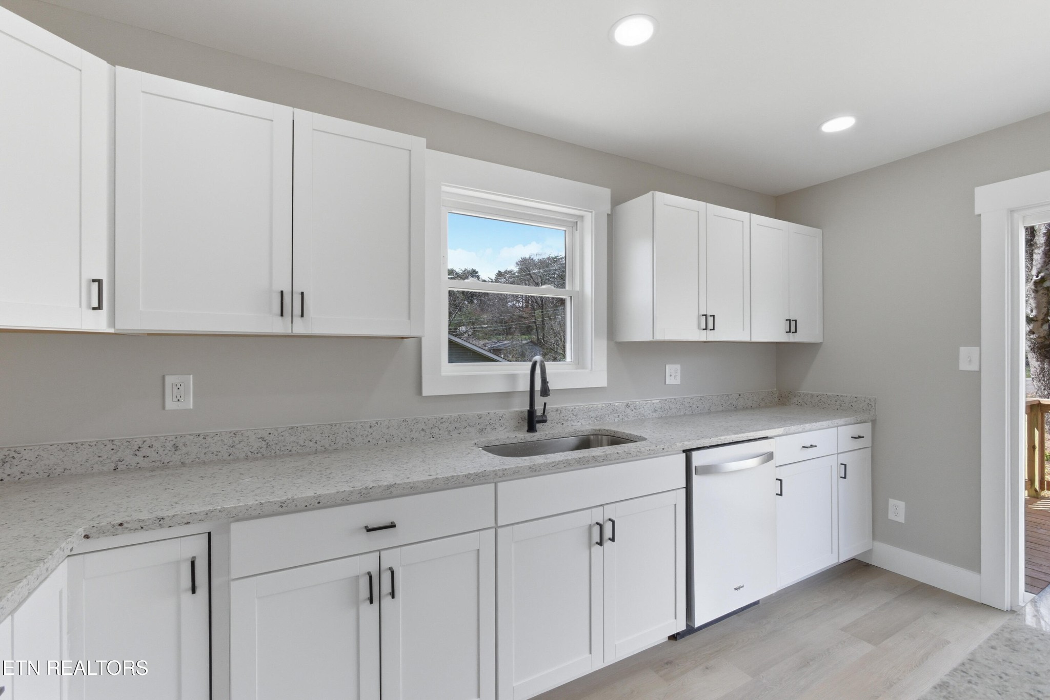 2241 Woods-Smith Road Knoxville, TN 37921 - Photo 14 of 37 a kitchen with white cabinets and a sink