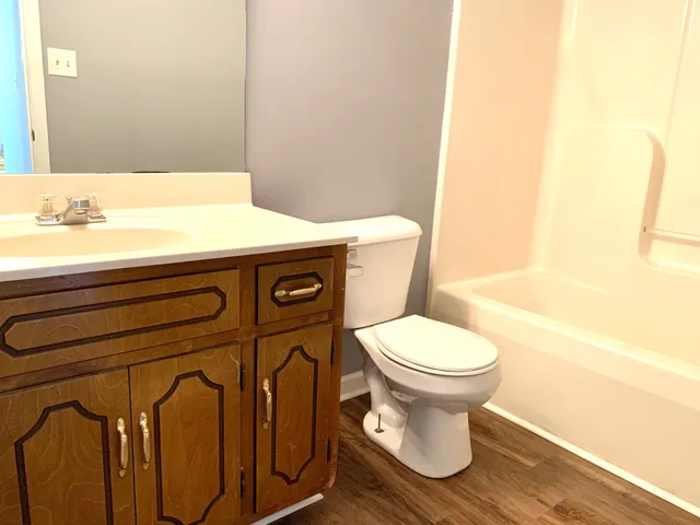 a bathroom with a sink and a toilet