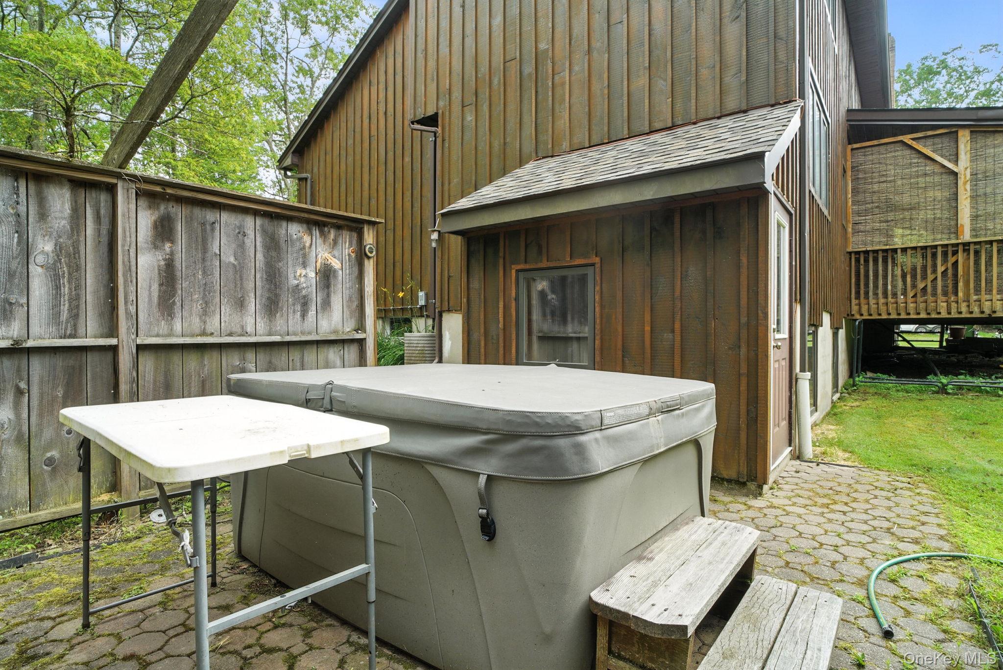 139 Renner Road Mountain Dale, NY 12763 - Photo 41 of 50 View of patio featuring a hot tub