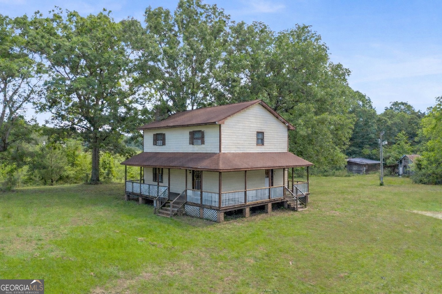 366 Lexington-Carlton Road Lexington, GA 30648 - Photo 2 of 20 a view of a house with a yard and sitting area