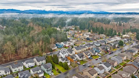 a view of lake with green space