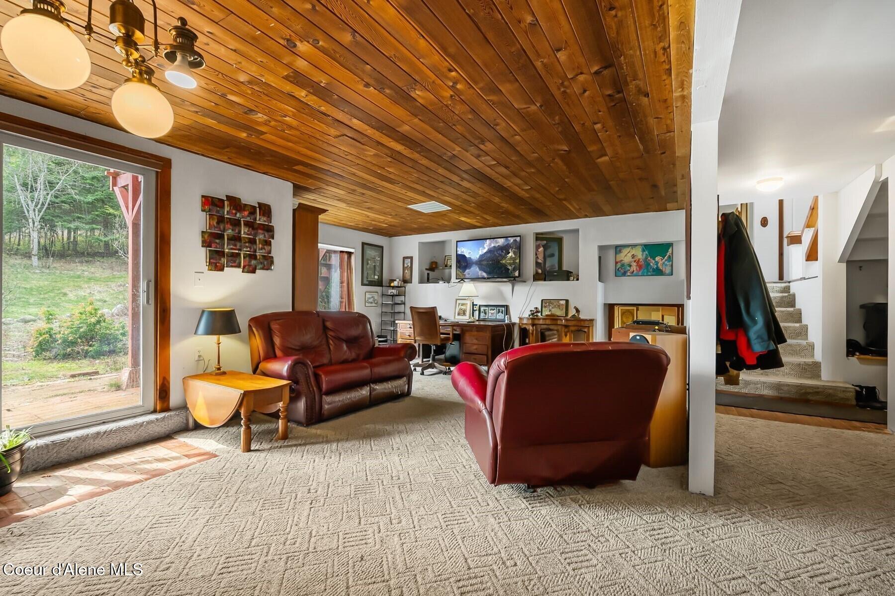 177 Hawkins Spur Road Sagle, ID 83860 - Photo 24 of 70 Downstairs Family RoomOffice