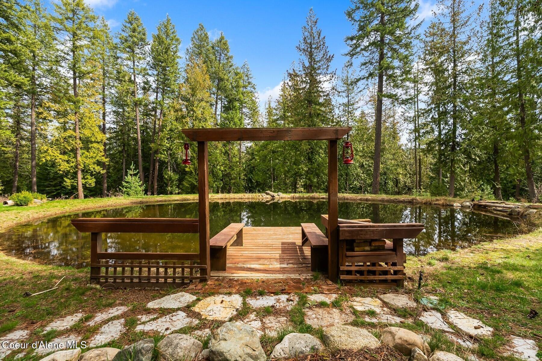 177 Hawkins Spur Road Sagle, ID 83860 - Photo 3 of 70 With a Lovely Pond & Dock