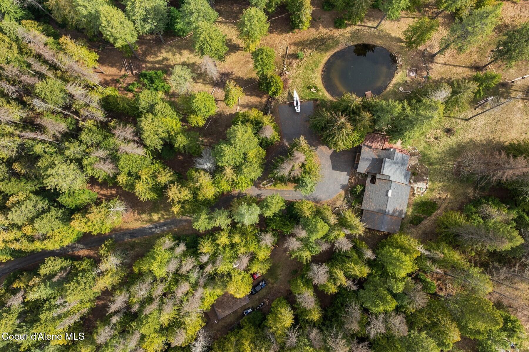 177 Hawkins Spur Road Sagle, ID 83860 - Photo 60 of 70 Aerial View of Home