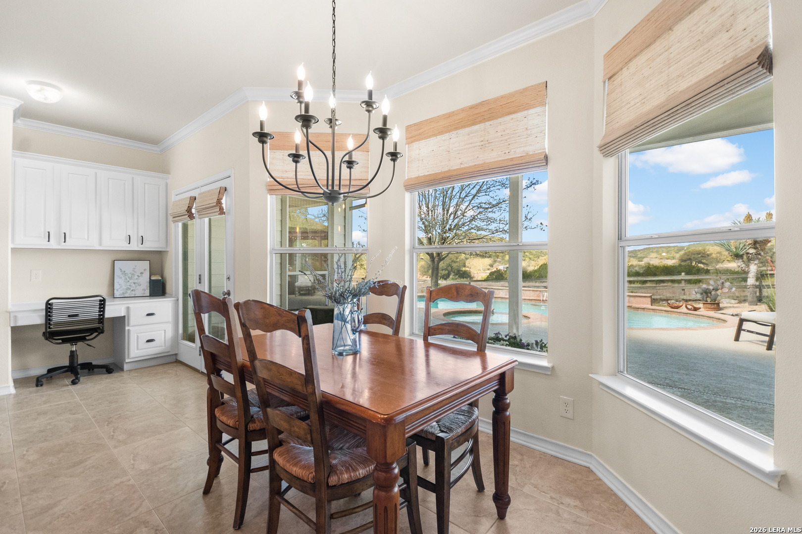 108 Jackrabbit Circle Boerne, TX 78006 - Photo 24 of 50 a view of a dining room with furniture window and outside view