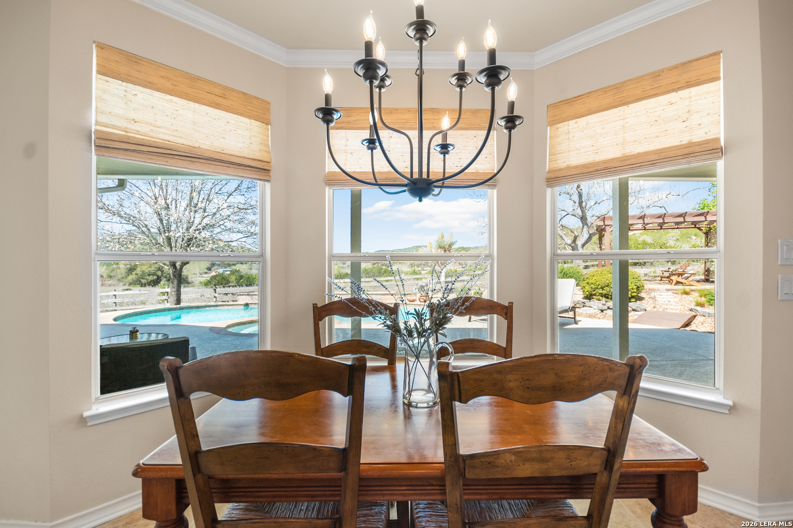108 Jackrabbit Circle Boerne, TX 78006 - Photo 25 of 50 a view of a dining room with furniture window and outside view