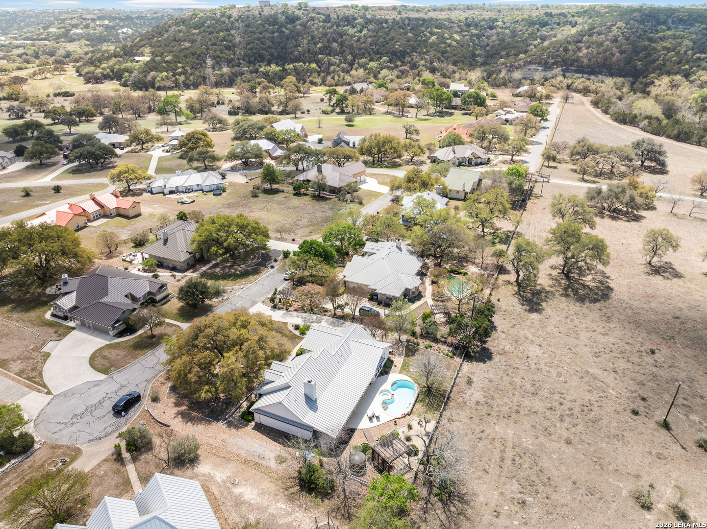 108 Jackrabbit Circle Boerne, TX 78006 - Photo 3 of 50 an aerial view of residential houses with outdoor space