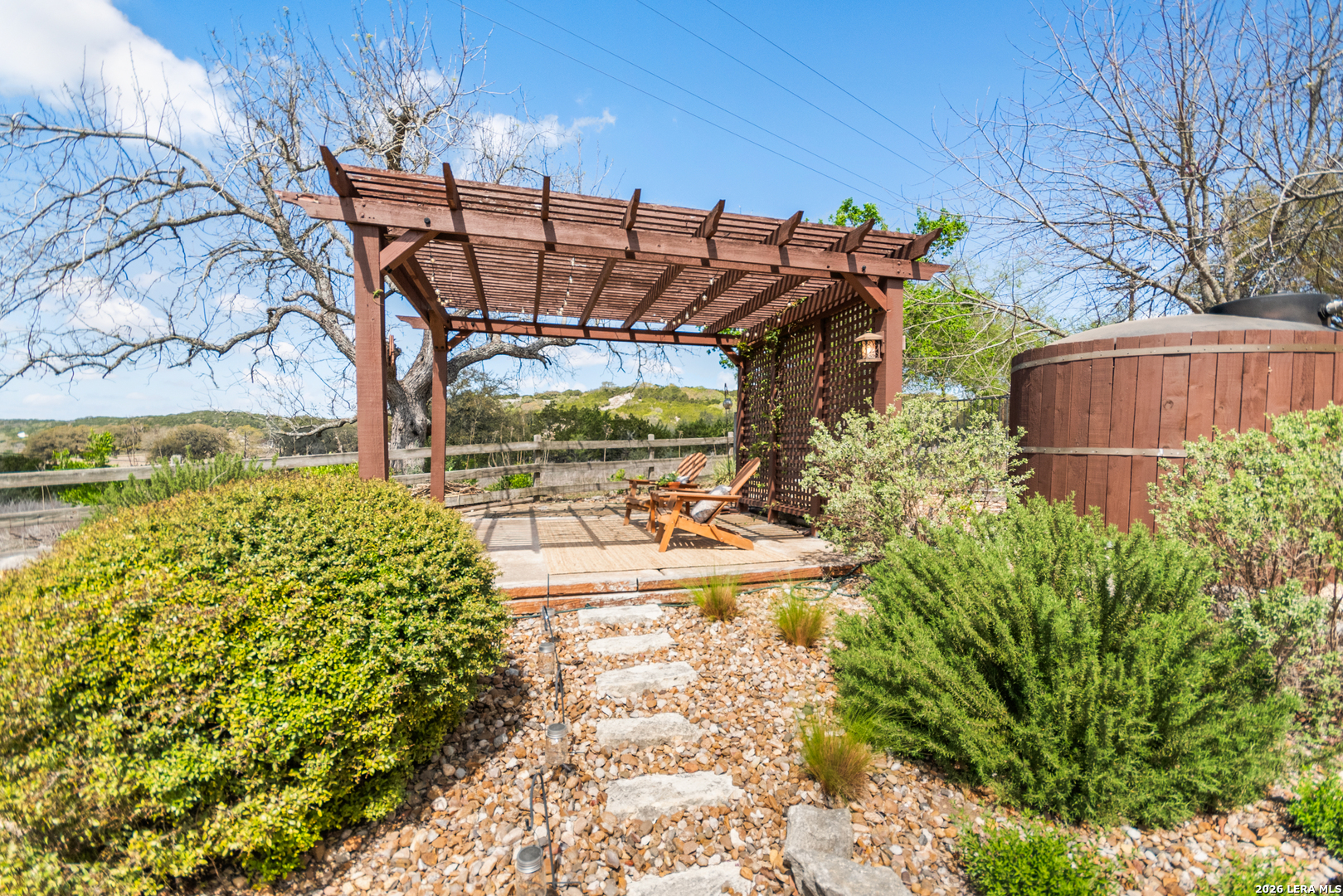 108 Jackrabbit Circle Boerne, TX 78006 - Photo 43 of 50 a view of a yard with plants and large trees