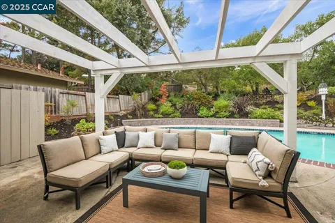 a outdoor living with furniture