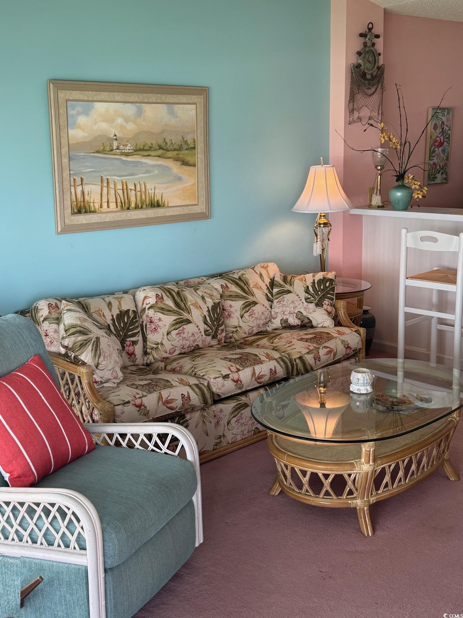 209 Landing Road, Unit H North Myrtle Beach, SC 29582 - Photo 29 of 30 Living room featuring carpet flooring