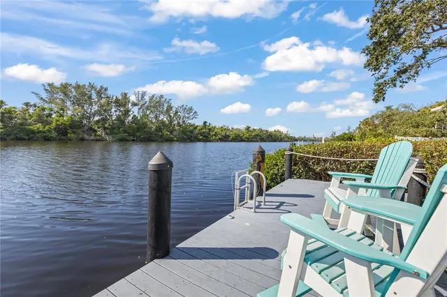 a view of a terrace with seating space