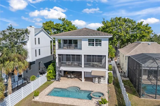 a view of a city from a balcony