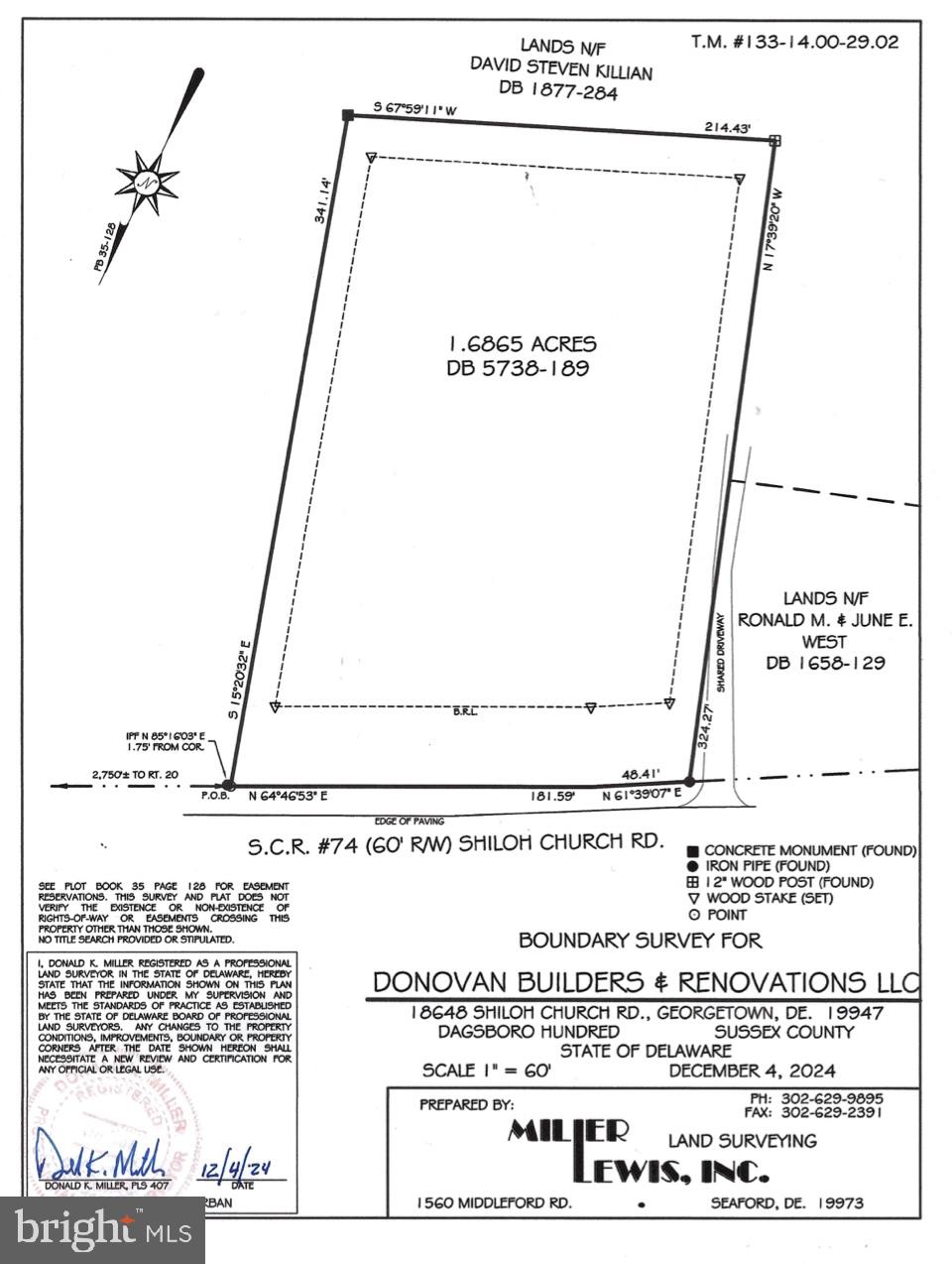18648 Shiloh Church Road Georgetown, DE 19947 - Photo 2 of 6 Survey