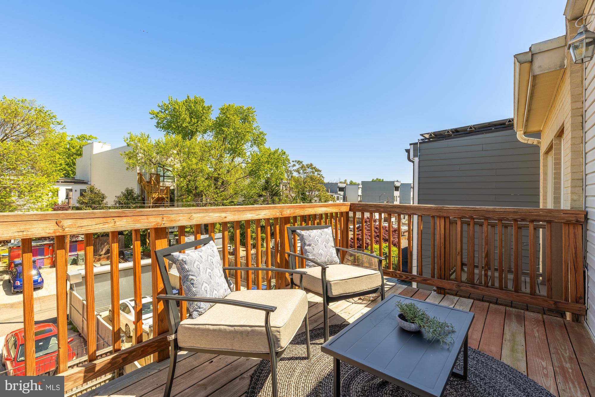 57 Bryant Street Northwest, Unit 2 Washington, DC 20001 - Photo 33 of 36 a view of a chairs on the roof deck