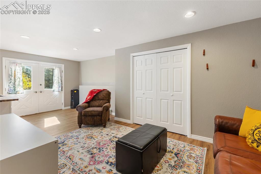 356 Spring Valley Drive Divide, CO 80814 - Photo 40 of 50 a living room with furniture and wooden floor
